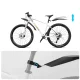 Rockbros FK-880 velosipēda dubļusargi (priekšējais un aizmugurējais) 24\", melni