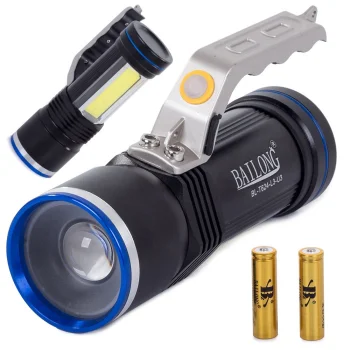Тактический фонарь Bailong T624 CREE XM-L3-U3 + COB (08291)