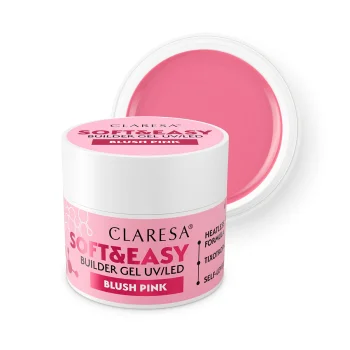 Гель для наращивания ногтей Claresa Soft&Easy, Blush Pink, 90 г