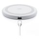 Puro Wireless Charger for iPhone and Android, White