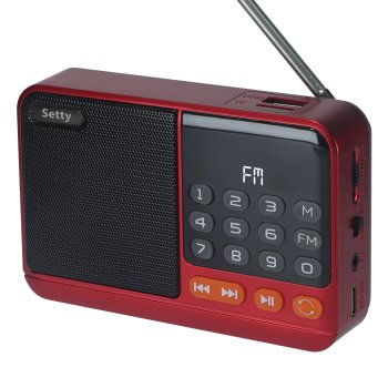 Mini radio ar FM un Bluetooth skaļruni Setty SFM-01M