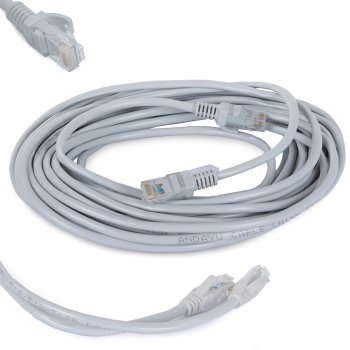 Cat5e RJ45 Ethernet cable 10 m grey