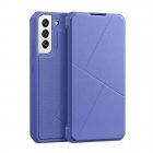 Samsung Galaxy S22 5G (SM-S901) DUX DUCIS Skin X Holster Case Cover, Blue | Чехол Кошелёк Книжка для Телефона