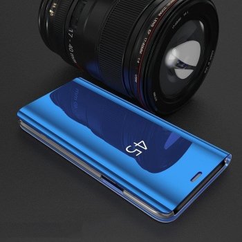 Xiaomi Redmi Note 9 / 10X Clear View Cover Case, Blue| Telefona vāciņš maciņš Grāmatiņa