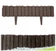 Dekoratīvā zāliena apmale WOOD 58 x 12.5 cm, brūna