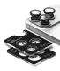 Ringke Camera Frame Protector kameras aizsargstikls iPhone 18 Pro / Pro Max, 2 gab., melns