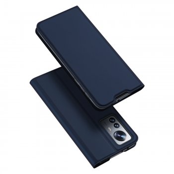 Xiaomi 12 Pro DUX DUCIS Magnetic Book Case Cover, Blue | Telefona Vāciņš Maciņš Apvalks Grāmatiņa