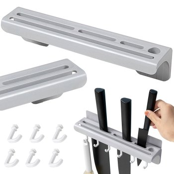 Sienas Nažu Turētājs Virtuves Piederumu Plaukts | Knife Holder Wall Rack for Kitchen Accessories