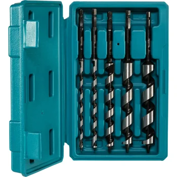 Spirālveida koka urbju komplekts Makita D-75677, 5 gab.
