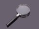 Classic 75mm Handheld Magnifying Glass with Metal Frame