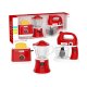 Kids Kitchen Appliance Playset with Toy Mixer, Toaster, and Blender
