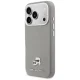 Karl Lagerfeld Karl & Choupette Head Pins Saffiano MagSafe Phone Case Cover iPhone 17 Pro Max - Gray