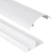 Maclean MC-814 W alumīnija kabeļu noseglīste, 62x20x750mm, balta