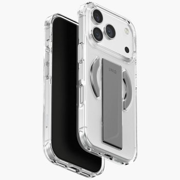 Uniq iPhone 17 Pro vāciņš Heldro Air Magclick Charging, caurspīdīgs