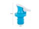 Bottle Pourer and Stopper Set for Oil and Vinegar, 2 pcs, Blue