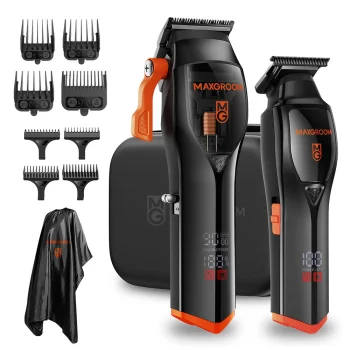 Hair Clipper and Trimmer Set Maxgroom WF-3908, Black