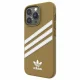 Чехол Adidas для iPhone 13 Pro Max OR Molded Case PU, бежевый / золото