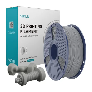 3D kvēldiegs Sunlu ABS High-Speed 1.75 mm 1 kg, pelēks