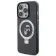 Karl Lagerfeld iPhone 15 Pro Max vāciņš Ring Stand Karl & Choupette MagSafe, melns