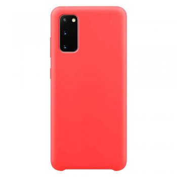 Samsung Galaxy S20 (SM-G980F/DS) Silicone Case Soft Flexible Rubber Cover, Red | Telefona Vāciņš Maciņš Apvalks