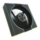 Datora ventilators Darkflash DM8 LINE PWM ARGB, melns