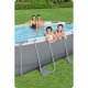 Bestway 56620 Power Steel Frame Pool 427x250x100 cm, 18-in-1 Set