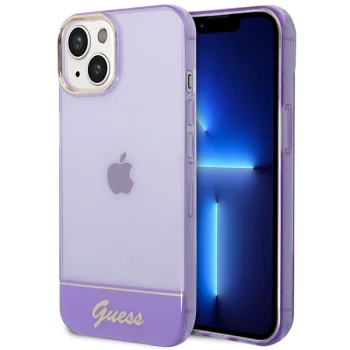 Чехол Guess Translucent для iPhone 14 Plus – Фиолетовый