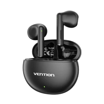 Bezvadu austiņas, Vention, NBKB0, Austiņas Elf E06 (melnas) | Wireless earphones, Earbuds (black)