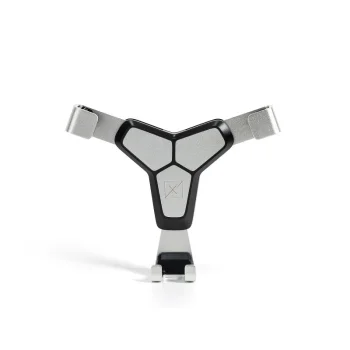 Maxximus Iron gravitācijas auto telefona turētājs ventilācijas restei, melns/sudraba