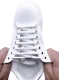 Malatec Elastīgas Apavu Auklas Šņores Striķi - Bez Sasiešanas, Balts | Shoelaces without Binding