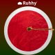 Ruhhy Christmas Tree Skirt 90 cm, Red/White