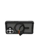 Чехол UAG Plasma XTE MagSafe для iPhone 17 – чёрный и оранжевый