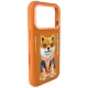 Чехол Nimmy Glasses Cool Dog для iPhone 17 Pro – оранжевый