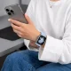 Tech-Protect NylonLoop siksniņa Apple Watch 44/45/46/49 mm, gaiši zila