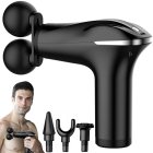 Back body leg massager power massage gun 4 tips