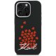 Karl Lagerfeld Silicone Heart Sign Logo MagSafe Case for iPhone 16 Pro Max, Black
