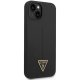Guess Silicone Triangle vāciņš iPhone 14 Plus melns