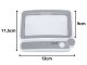 Rechargeable Magnifying Glass with Light 4x LED Handheld Magnifier