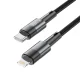 Tech-Protect UltraBoost USB-C / Lightning kabelis PD 20W 2m, pelēks