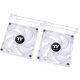 Thermaltake CT140 ARGB Sync Datora dzesēšanas ventilators 140mm Balts (2 gab.)