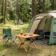 MultiGarden Folding Camping Table 60x60 cm with Bag
