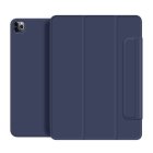 Apple iPad Pro 13'' (2024) (A2926 A2925) Nappa Texture Tri-Fold Book Case Cover, Blue | Planšetes Vāciņš Maciņš Apvalks Grāmatiņa