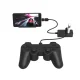 HUB 4 portu USB-A 2.0 kabelis 1M - melns | 4-port cable black