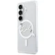 Чехол Karl Lagerfeld IML KC Script MagSafe для Samsung Galaxy S26, прозрачный