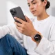 Ремешок Tech-Protect Nylon Clasp для Samsung Galaxy Watch 40/44/46 мм, оранжевый