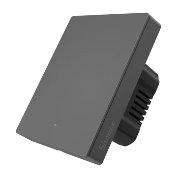 Sonoff M5-1C-80 Viedais Sienas Slēdzis 1-Kanāls Wi-Fi Melns