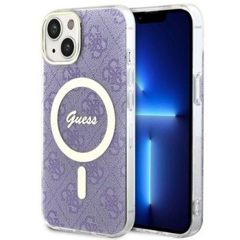 Guess iPhone 14 Plus Case 4G MagSafe, Purple