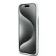 Чехол DKNY для iPhone 15 Liquid Glitters Arch Logo, черный