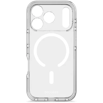 Чехол Decoded DropTec MagSafe для iPhone 17 Pro, прозрачный