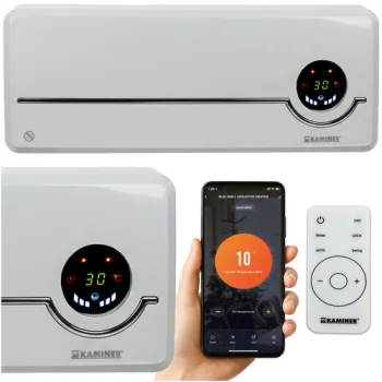 Тепловая завеса и обогреватель Kaminer Airo 26389 с WiFi, 2000W